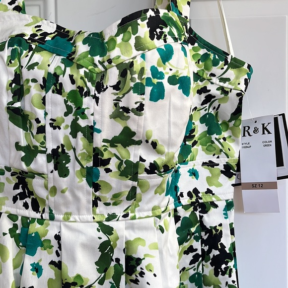 R&K Green Sundress, NWT, size 12 - Picture 14 of 16
